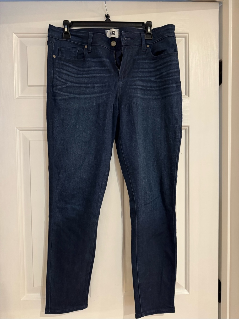 Paige Women’s Dark Blue Slim Jeans Verdugo Ankle 31